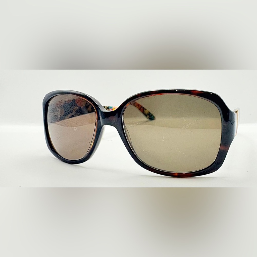 Vera Bradley Suzani Brown Oval Sunglasses Frames Only - Picture 2 of 8
